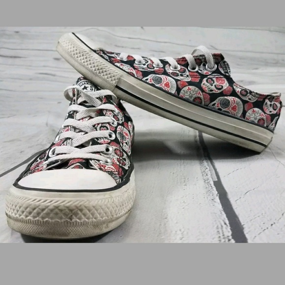 day of the dead converse shoes